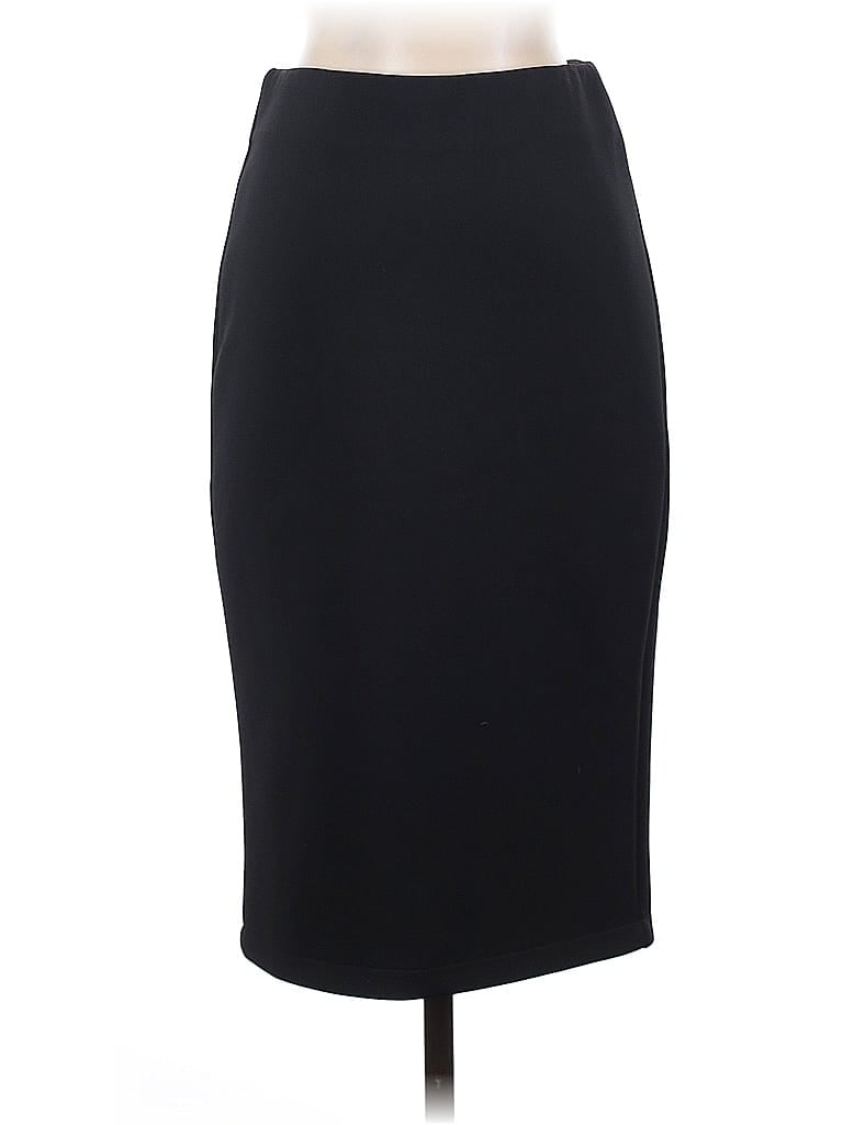 CATHERINE Catherine Malandrino Solid Black Formal Skirt Size 2 - photo 1