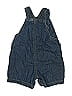 Just One You Made by Carter's 100% Cotton Blue Overall Shorts 3-6 MO / 6 MO - photo 2
