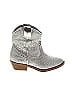 Tucker + Tate Silver Ankle Boots Size 8 - photo 1