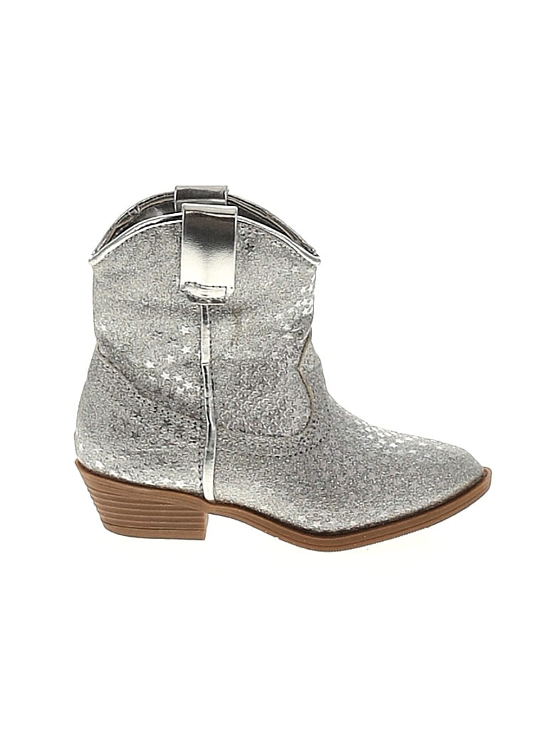 Tucker + Tate Silver Ankle Boots Size 8 - photo 1