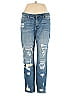 Soho 100% Cotton Hearts Blue Jeans Size 12 - photo 1