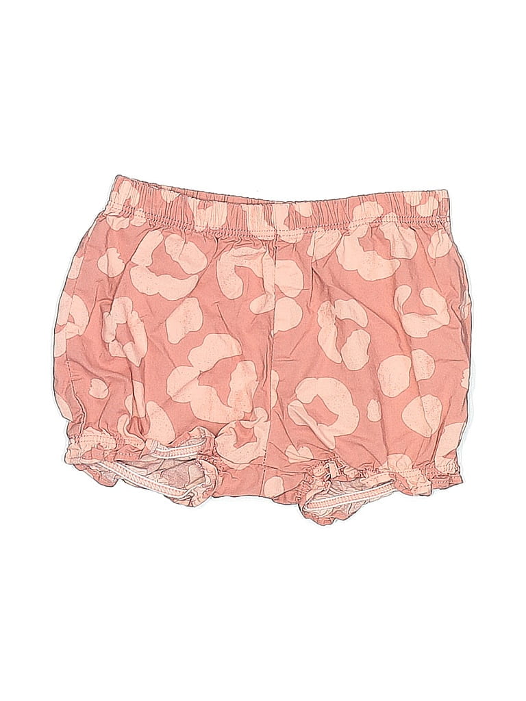 Carter's 100% Cotton Animal Print Pink Shorts Size 3-6 mo - photo 1