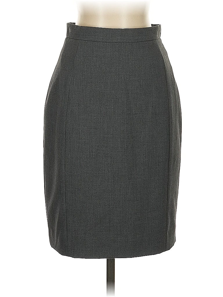 Gianni Bini Solid Gray Formal Skirt Size 2 - photo 1