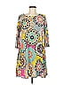 HerShe Paisley Gray Pink Casual Dress Size M - photo 1