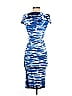 Young Fabulous & Broke 100% Spandex Tie-dye Blue Cocktail Dress Size XS - photo 2