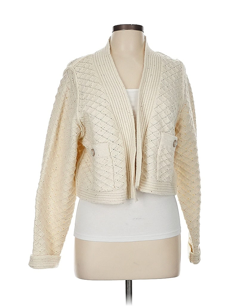 Pol Ivory Cardigan Size M - photo 1