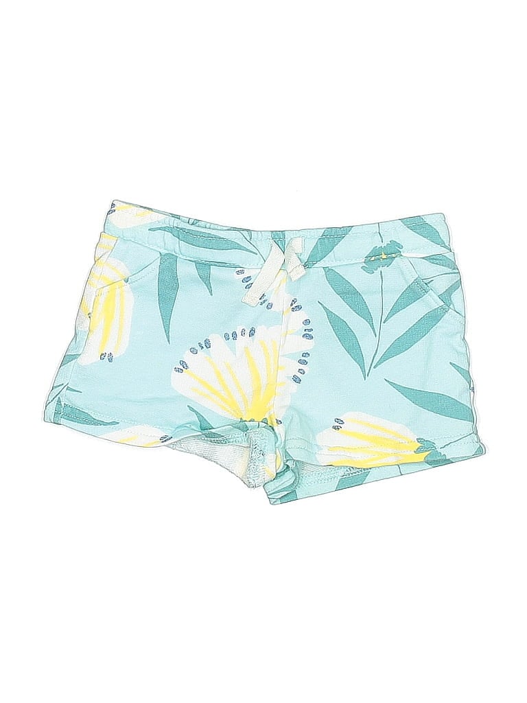 Carter's 100% Cotton Tropical Blue Board Shorts 6-9 MO / 9 MO - photo 1