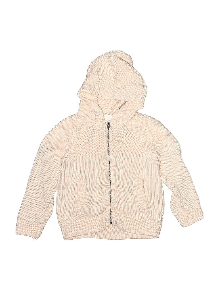 Baby Gap 100% Cotton Ivory Zip Up Hoodie Size 5T - photo 1