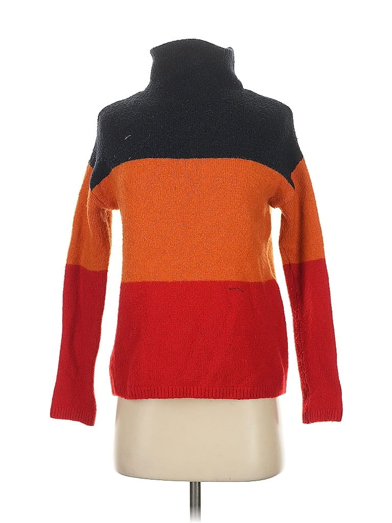 Pre-owned C&c California Turtleneck Sweater In Orange