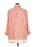 Catherines 100% Cotton Stripes Pink 3/4 Sleeve Button-Down Shirt Size 2X - photo 2