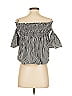 BB Dakota 100% Cotton Black 3/4 Sleeve Blouse Size S - photo 2