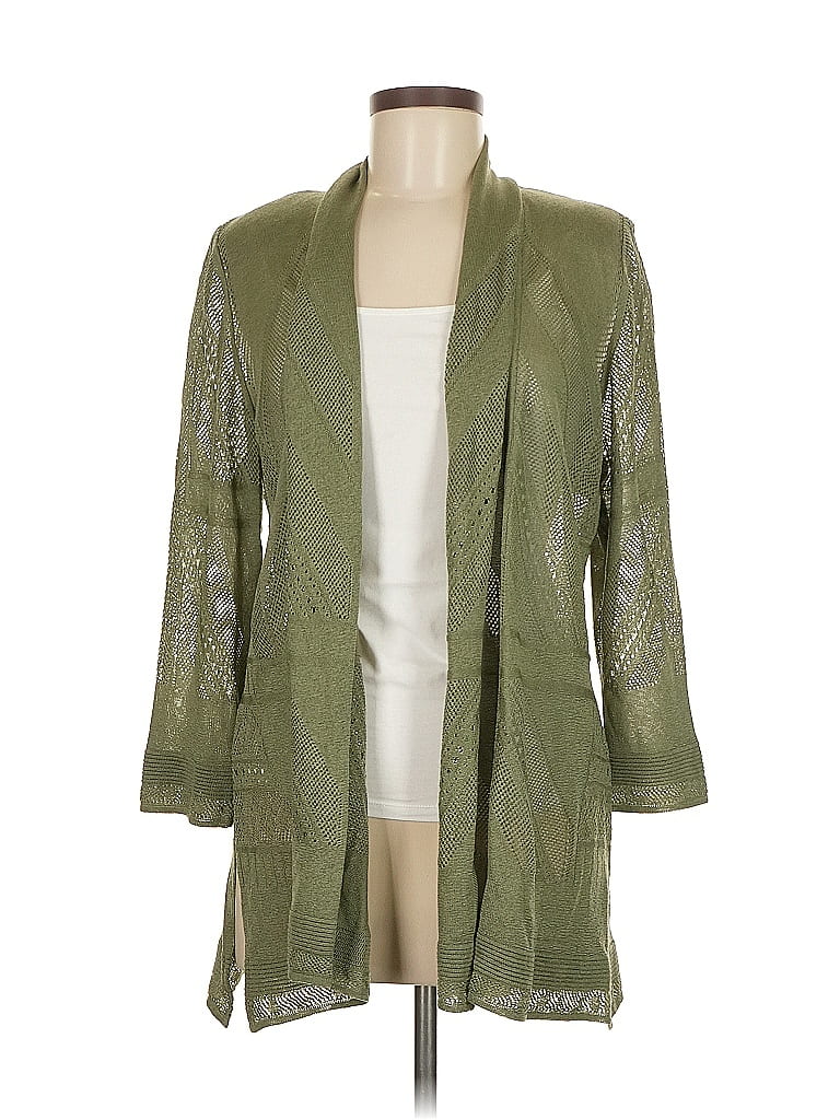 misook 100% Acrylic Green Cardigan Size M - photo 1