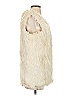Xhilaration Ivory Faux Fur Vest Size S - photo 4