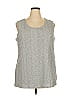 Jones Studio Gray Sleeveless Top Size 2X - photo 1