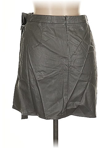 SEEK The Label Faux Leather Skirt (view 2)