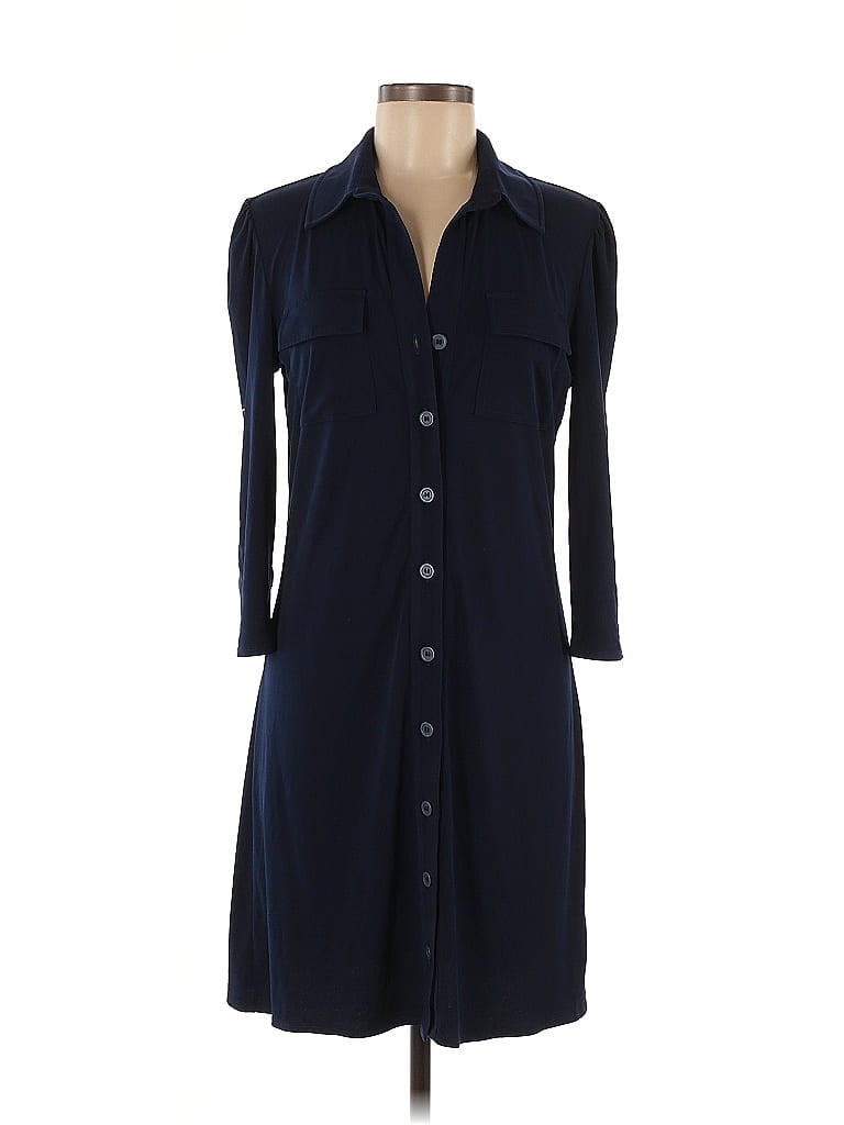 Pre-owned Laundry By Shelli Segal Casual Dress In Blue