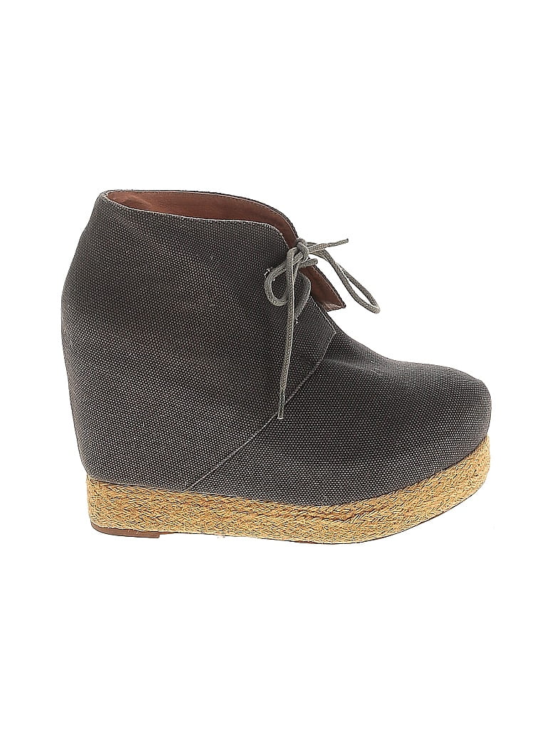 Jeffrey Campbell Gray Ankle Boots Size 6 1/2 - photo 1