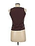 August Silk Brown Sleeveless T-Shirt Size M - photo 2