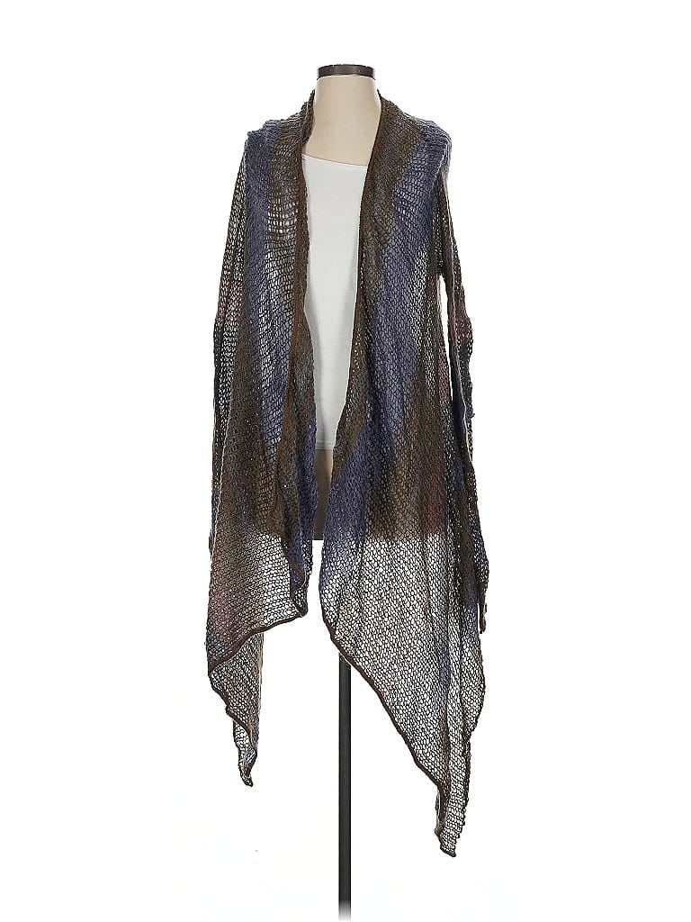 Pre-owned Assorted Brands Cardigan Sweater In Blue