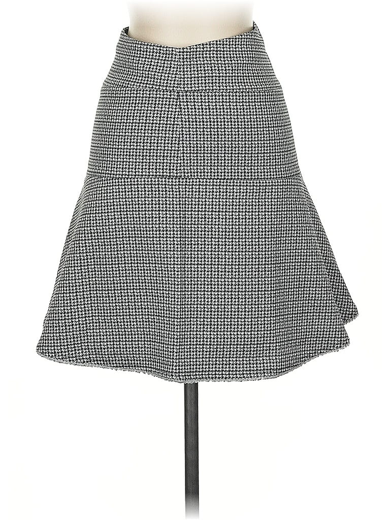 Maje Houndstooth Gray Casual Skirt Size EU (FR) 34 / US 2 - photo 1