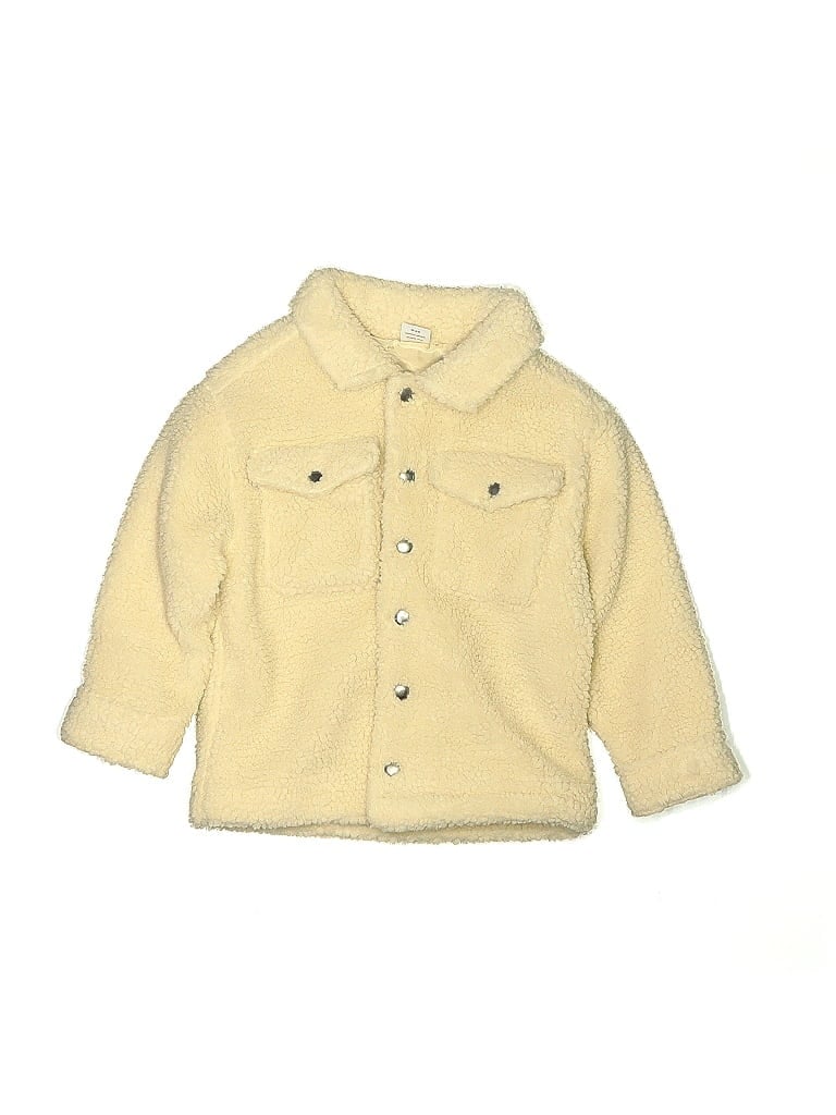 Wonder Nation 100% Polyester Yellow Ivory Jacket Size 4 - photo 1