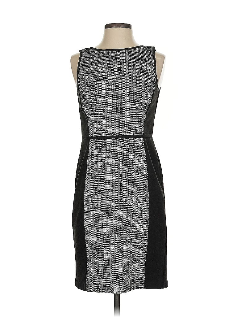 Pre-owned Ann Taylor Loft Outlet Cocktail Dress In Gray