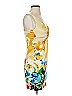 David Meister Tropical Yellow Cocktail Dress Size 4 - photo 4
