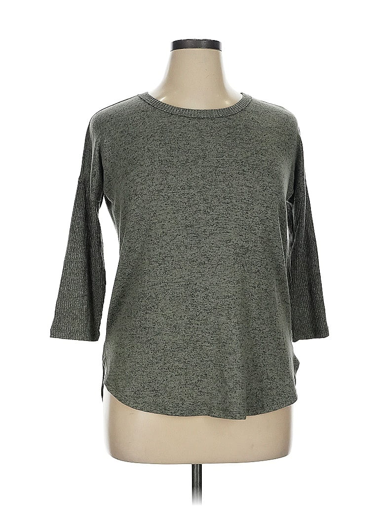 Pre-owned Bobeau Pullover Sweater In Gray