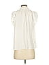 Current Air 100% Polyester Ivory Short Sleeve Blouse Size S - photo 2