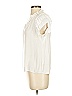 Current Air 100% Polyester Ivory Short Sleeve Blouse Size S - photo 5