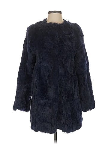 Adrienne Landau Rabbit Fur Coat (view 1)