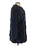 Adrienne Landau 100% Rabbit Fur Blue Rabbit Fur Coat Size S - photo 3