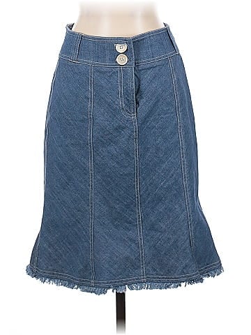 Etcetera Denim Skirt (view 1)