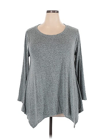 Green Envelope Long Sleeve Top (view 1)