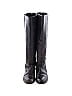 Chloé 100% Leather Black Brown Boots Size EU 38 - photo 2