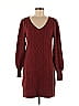 Ann Taylor LOFT Burgundy Casual Dress Size S - photo 1