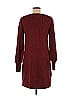 Ann Taylor LOFT Burgundy Casual Dress Size S - photo 2