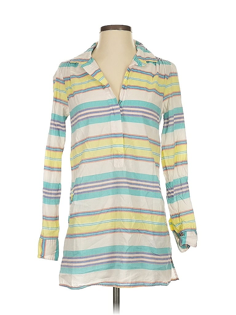 Pre-owned J.crew Factory Store Casual Dress In Blue