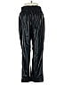 DKNY Jeans 100% Polyurethane Metallic Black Faux Leather Pants Size M - photo 2