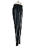 DKNY Jeans 100% Polyurethane Metallic Black Faux Leather Pants Size M - photo 4
