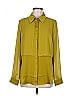 MELLODAY 100% Polyester Color Block Green Long Sleeve Blouse Size M - photo 1