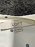 Ann Taylor LOFT 100% Polyester Polka Dots Ivory Short Sleeve Blouse Size L - photo 7