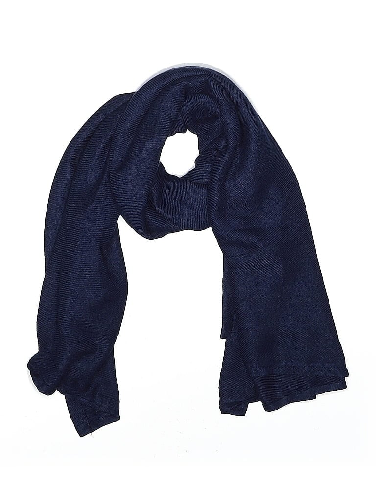 Pre-owned Assorted Brands Scarf In Blue