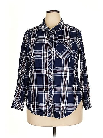 Como Vintage 3/4 Sleeve Button-Down Shirt (view 1)