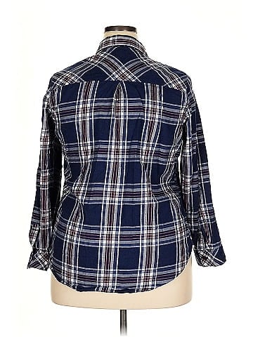 Como Vintage 3/4 Sleeve Button-Down Shirt (view 2)