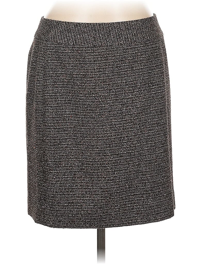 Pre-owned Halogen Casual Skirt In Gray