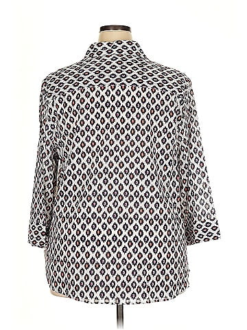 Foxcroft 3/4 Sleeve Blouse (view 2)