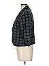 Charlotte Russe Checkered-gingham Gray Blazer Size L - photo 5