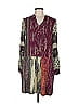 Tiny 100% Rayon Paisley Burgundy Casual Dress Size M - photo 1