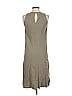 Max Mara 100% Cupro Solid Gray Tan Casual Dress Size 4 - photo 2